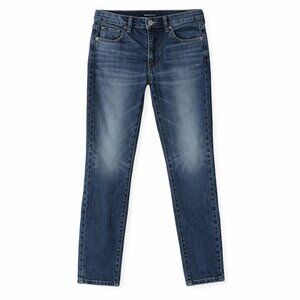 AMERICAN EAGLE OUTFITTERS Boy Crop Stretch Medium Wash Jeans Size 4